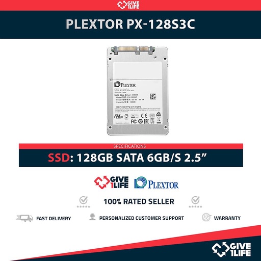 [1538] PLEXTOR PX-128S3C SSD 128GB 2.5″ SATA 6GB/S