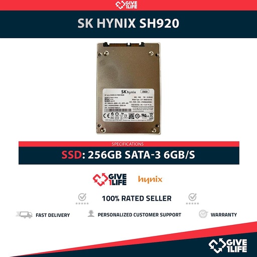 [1634] SK HYNIX SH920 SSD 256GB 2.5″ SATA 6GB/S