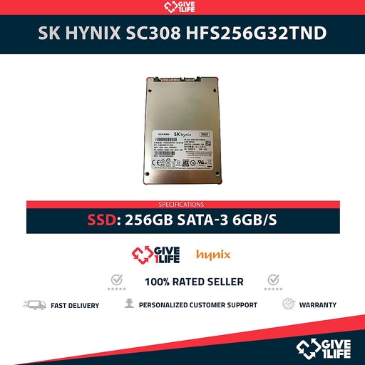 [1635] SK HYNIX SC308 HFS256G32TND SSD 256GB 2.5″ SATA 6GB/S