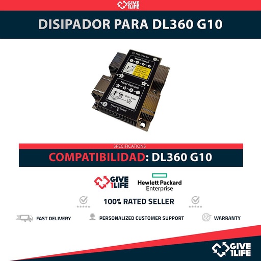 [1812] Disipador / Heatsink para DL360 G10