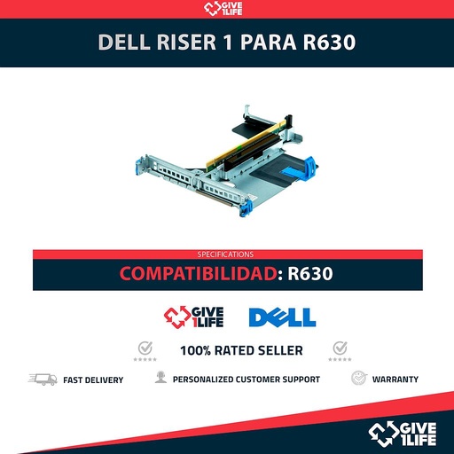 [1829] DELL RISER 1 PARA R630 PN:0999FX