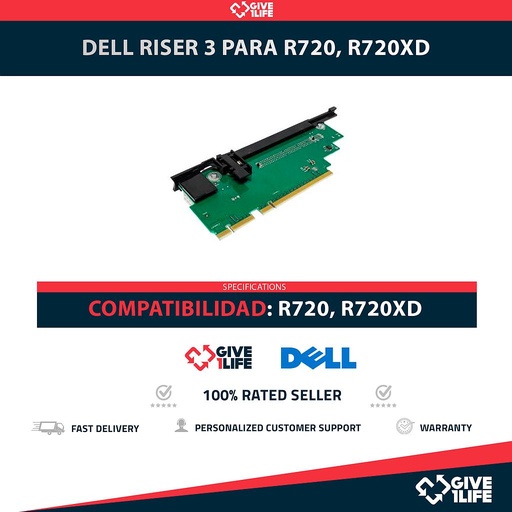 [1838] DELL RISER 3 PARA R720, R720XD PN:0VKRHF