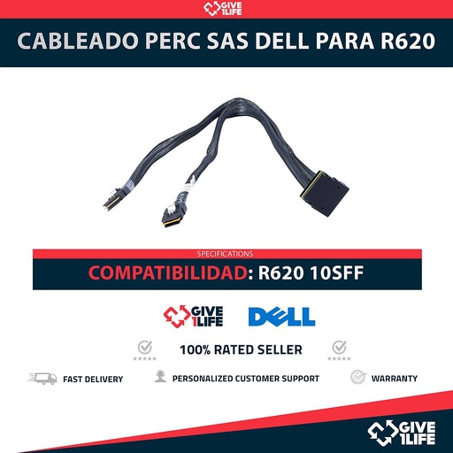 [1843] DELL 0YRTCY Cableado Perc Mini SAS para R620 10SFF