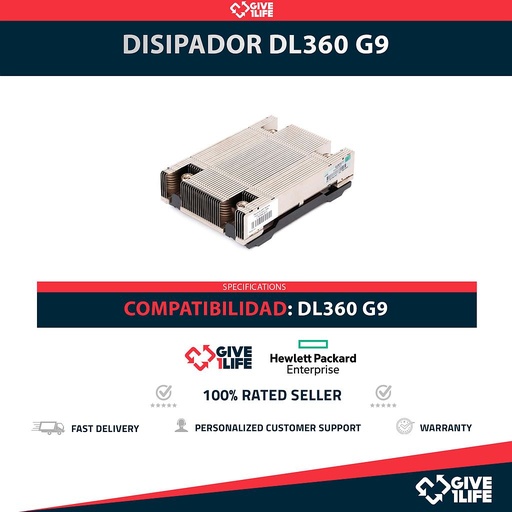 [1880] Disipador / Heatsink para HP DL360 G9