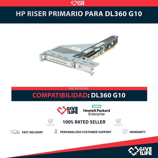 [1886] HP RISER PRIMARIO PARA DL360 Gen10 PN: 869432-001