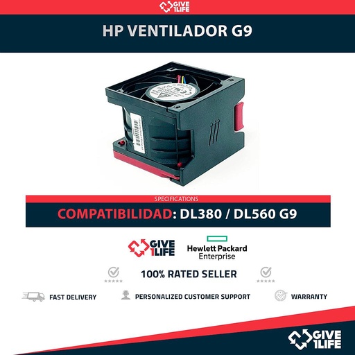 [1893] HP VENTILADOR PARA DL380 / DL560 G9 PN: 747597-001 / 796850-001 / 777285-001
