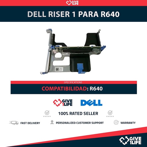 [1920] DELL RISER 1 PARA R640 PN: 0815DM