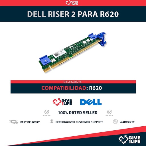 [1922] DELL RISER 2 PARA R620 PN: 0WHFV4