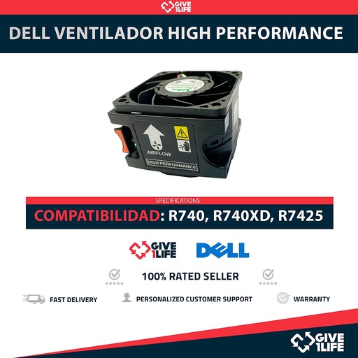 [1940] DELL VENTILADOR HIGH PERFORMANCE PARA R740, R740XD, R7425
