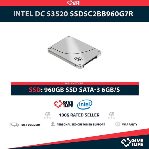 [1952] Intel DC S3520 SSDSC2BB960G7R SSD 960GB SATA 6GB/s