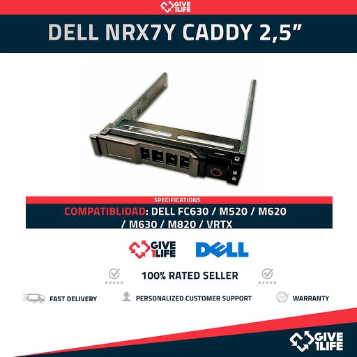 [1287] DELL NRX7Y CADDY 2,5" - FC630 / M520 / M620 / M630 / M820 / VRTX