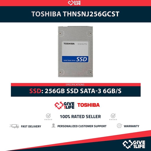 [1983] TOSHIBA THNSNJ256GCST SSD 256GB 2.5″ SATA 6GB/S