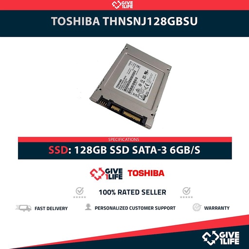 [2012] TOSHIBA THNSNJ128GBSU SSD 128GB 2.5" SATA 6GB/S