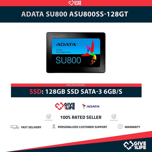 [2019] ADATA SU800 ASU800SS-128GT SSD 128GB 2.5" SATA 6GB/S