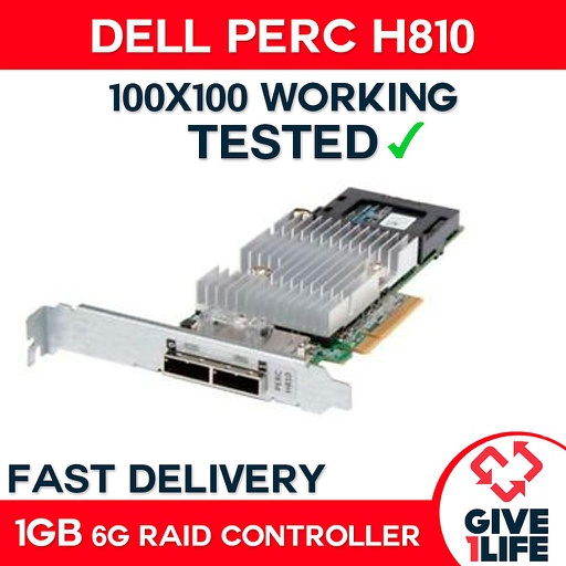 [b76203efd6e3] DELL PERC H810 NDD93- 1GB CACHE - CONTROLADORA RAID SAS 6GB/s - PCIe - SERVIDOR