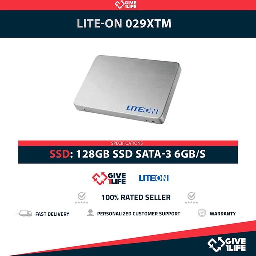 [2020] LITE-ON 029XTM SSD 128GB 2.5" SATA 6GB/S