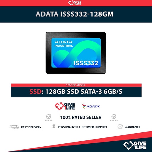 [2022] ADATA ISSS332-128GM SSD 128GB 2.5" SATA 6GB/S
