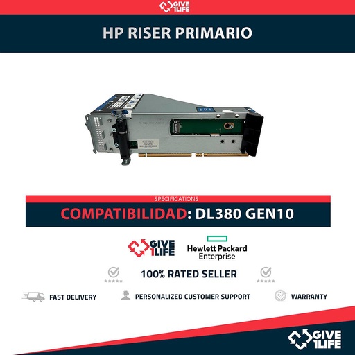 [2048] HP RISER PRIMARIO PARA DL380 Gen10 PN: 875058-001 / 869342-001