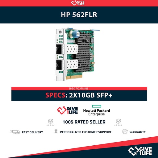 [2049] HP 562FLR DOBLE PUERTO 2x 10GB SFP+ PN: 790317-001
