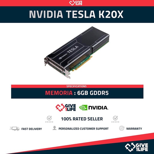 [941c68b5c8bc] NVIDIA TESLA K20x 90Y2351-6GB GDDR5 PCIe x16 TARJETA GRAFICA - SERVIDOR