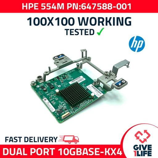 [270] HP FlexFabric 554M DOBLE PUERTO 10GBASE-KX4 647588-001/ 649870-001