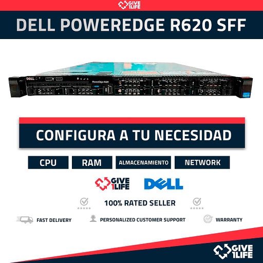 [287] DELL PowerEdge R620 SFF 1U CONFIGURABLE