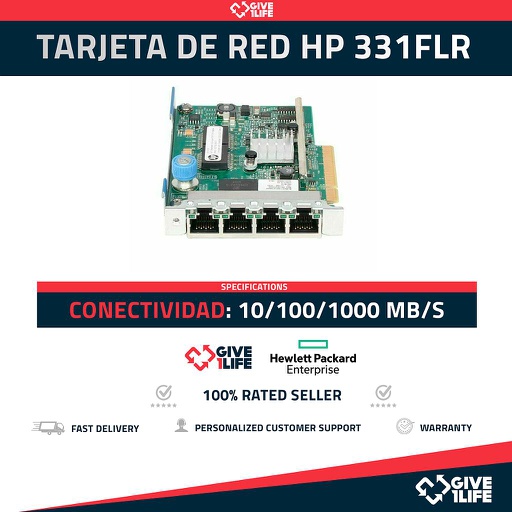[346] HP 4x1GB LAN 331FLR 10/100/1000MB/s RJ45