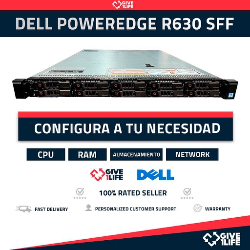 [348] DELL PowerEdge R630 SFF 1U CONFIGURABLE