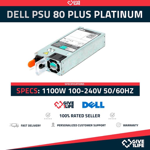 [370] DELL 1100W 80 PLUS FUENTE DE ALIMENTACION PARA SERIE 30 / SERIE 40