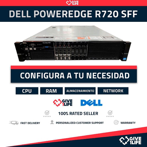[405] DELL PowerEdge R720 SFF 2U CONFIGURABLE