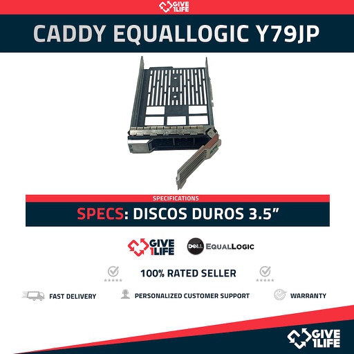 [417] EqualLogic Y79JP CADDY DISCO DURO HDD 3.5" - 0Y79JP - PARA SERVIDORES