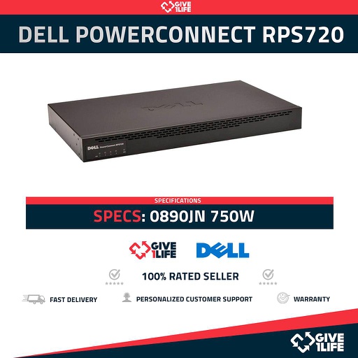 [438] DELL 890JN POWERCONNECT RPS720 FUENTE DE ALIMENTACION REDUNDANTE 720W