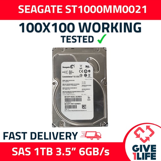 [554] SEAGATE ST1000NM0021 1TB HDD 3.5 SAS-2 6GB/S 7200RPM CACHE 64MB - SERVIDORES